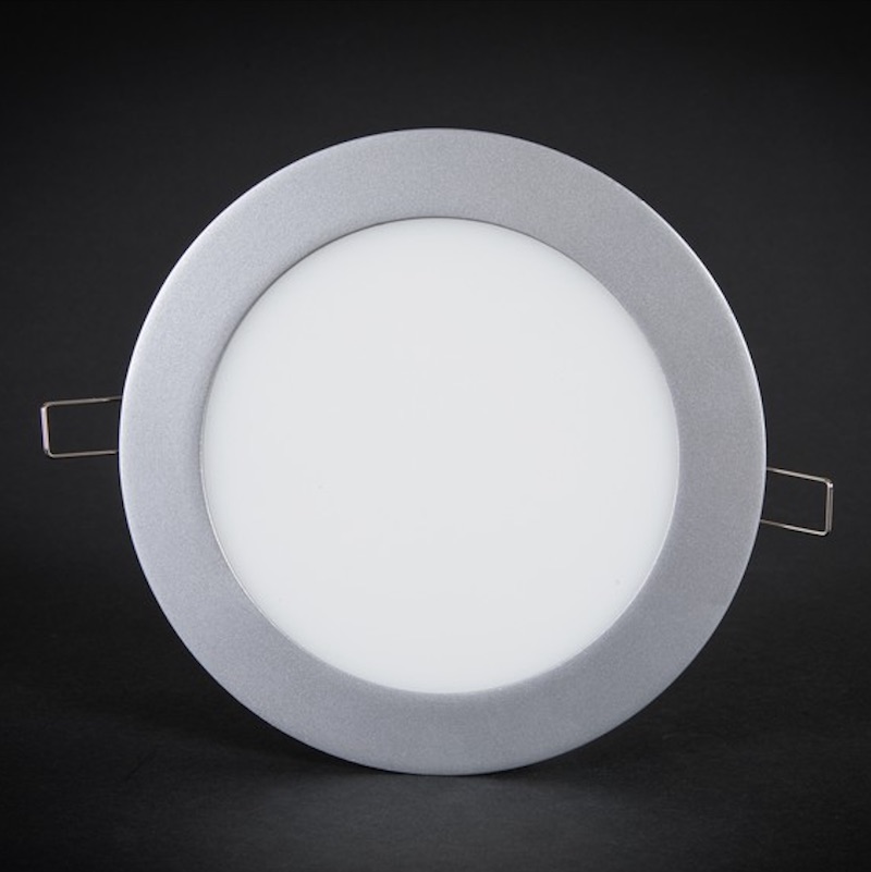 Round recessed led panel